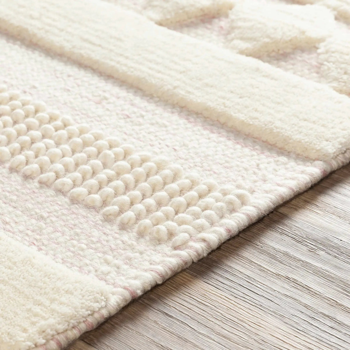Knapp Pink Wool Rug - Clearance, photo 5 of 9