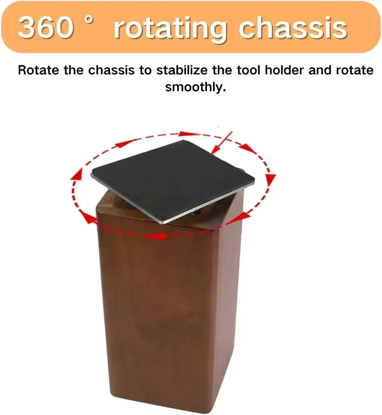 Knife Block - Magnetic Wood 360° by House Of Avana