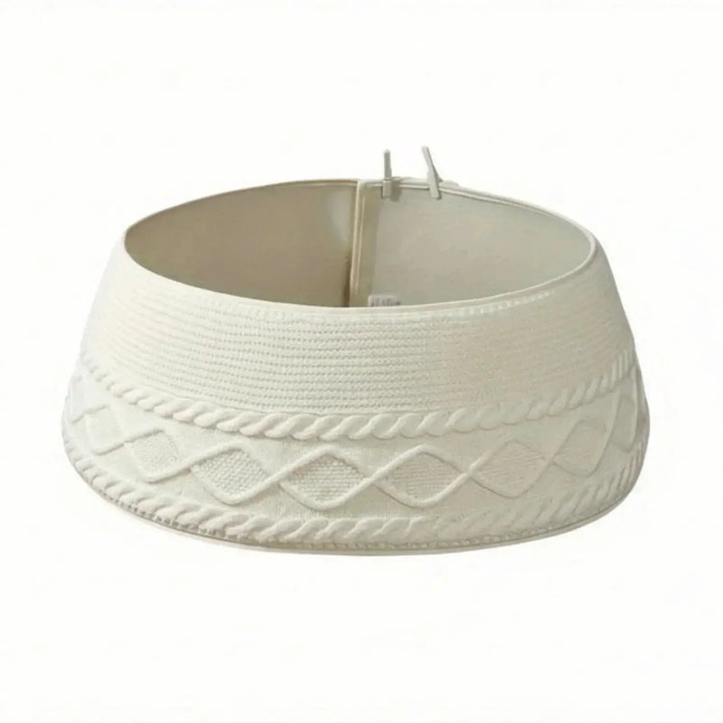 Knitted Christmas Tree Collar with Festive Holiday Design by House Of Avana