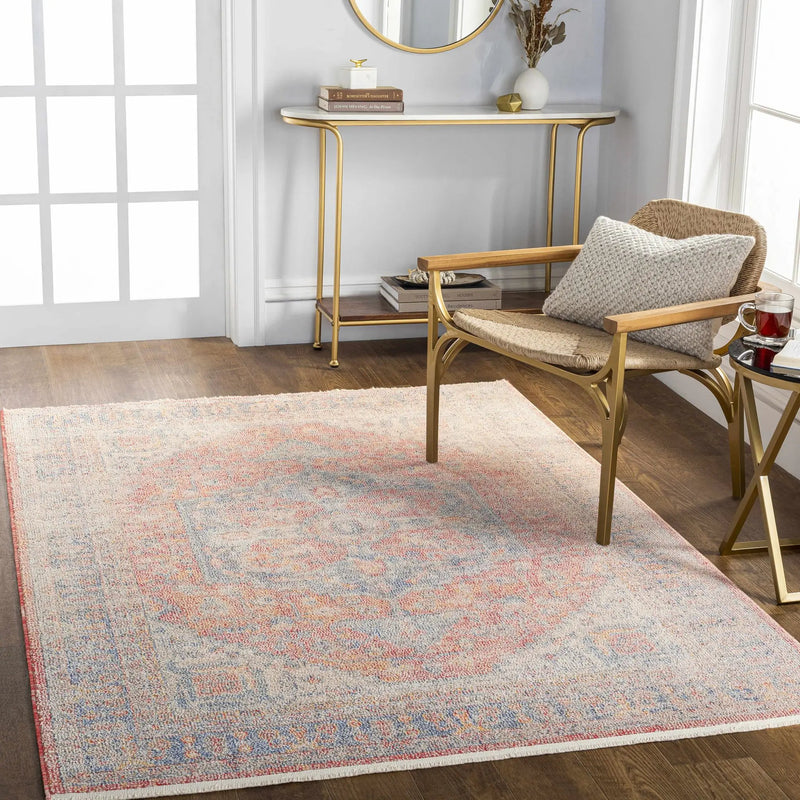 Tusa Light Pink Area Rug - Clearance by Boutique Rugs