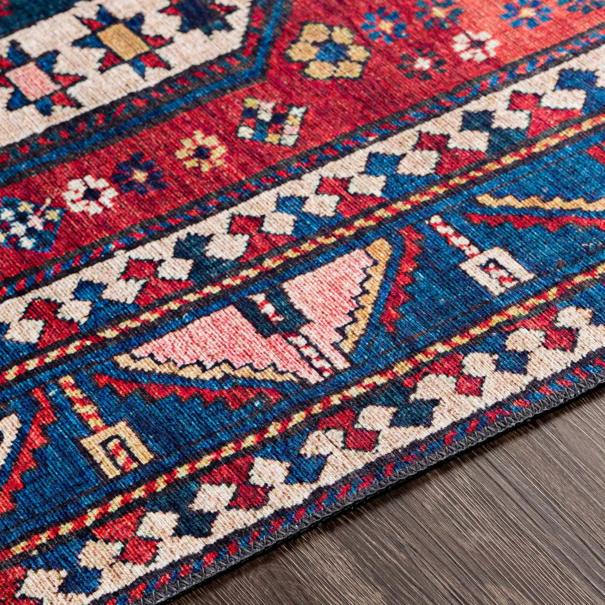 Kodiak Red&Blue Oriental Area Rug, photo 12 of 13