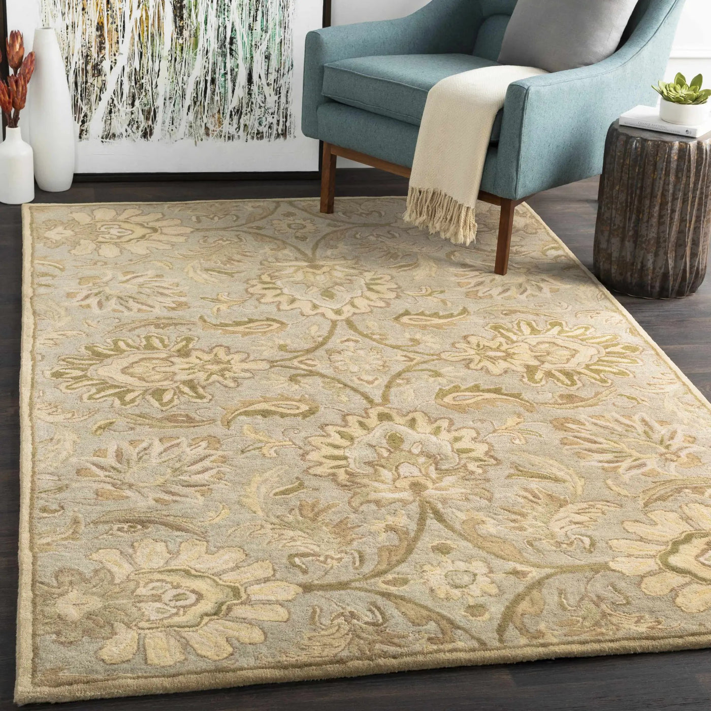 Chesterton Hand Tufted Ivory 1111 Area Rug by Boutique Rugs