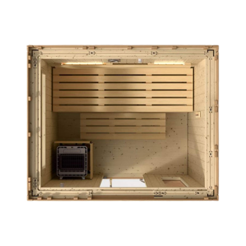 Kohler C2 Outdoor Douglas Fir Scandinavian Spruce Sauna Kit (SAK25973) by SAKSBY WHOLESALE