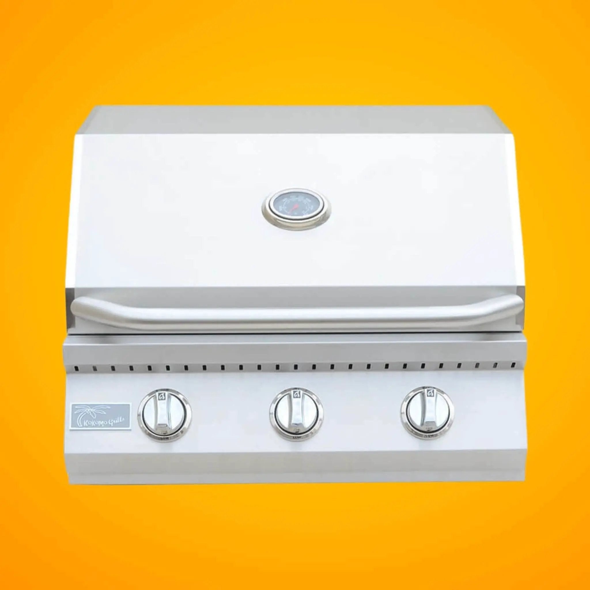 KoKoMo Grills 26-Inch Premium 36K BTU LP/NG 3 Burner Built-In Stainless Steel Gas Grill (SAK82173) by SAKSBY WHOLESALE