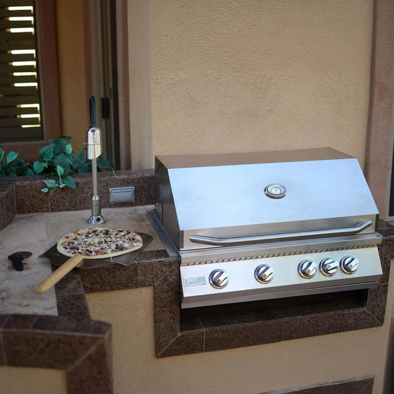 KoKoMo Grills 32-Inch Heavy Duty 60K BTU LP/NG 4 Burner Built-In Stainless Steel Gas Grill (SAK25317) by SAKSBY WHOLESALE