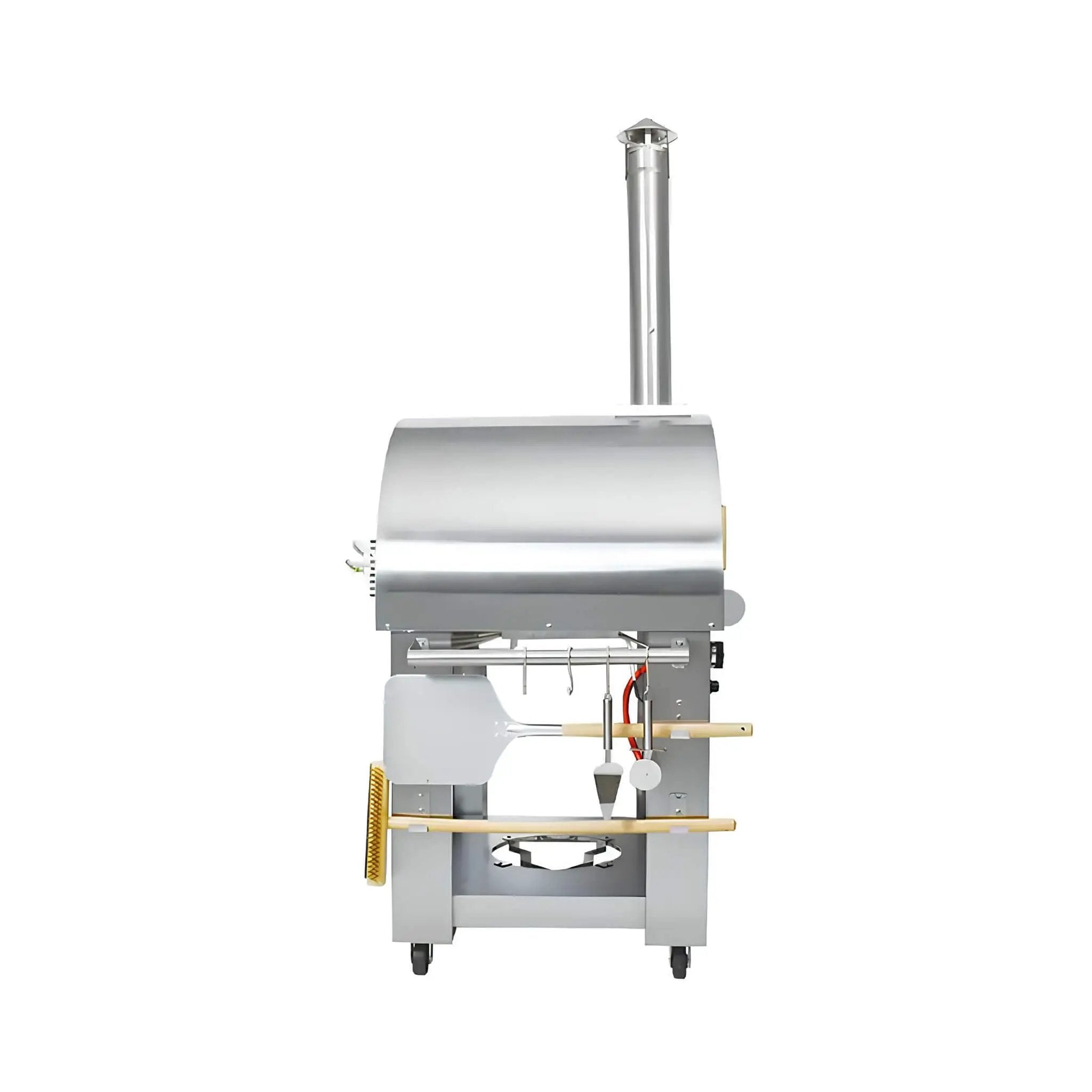 KoKoMo Grills Premium 32-Inch Stainless Steel Dual Fuel Gas Or Wood Fired Pizza Oven [KO-PIZZAOVEN] (SAK14753) by SAKSBY WHOLESALE