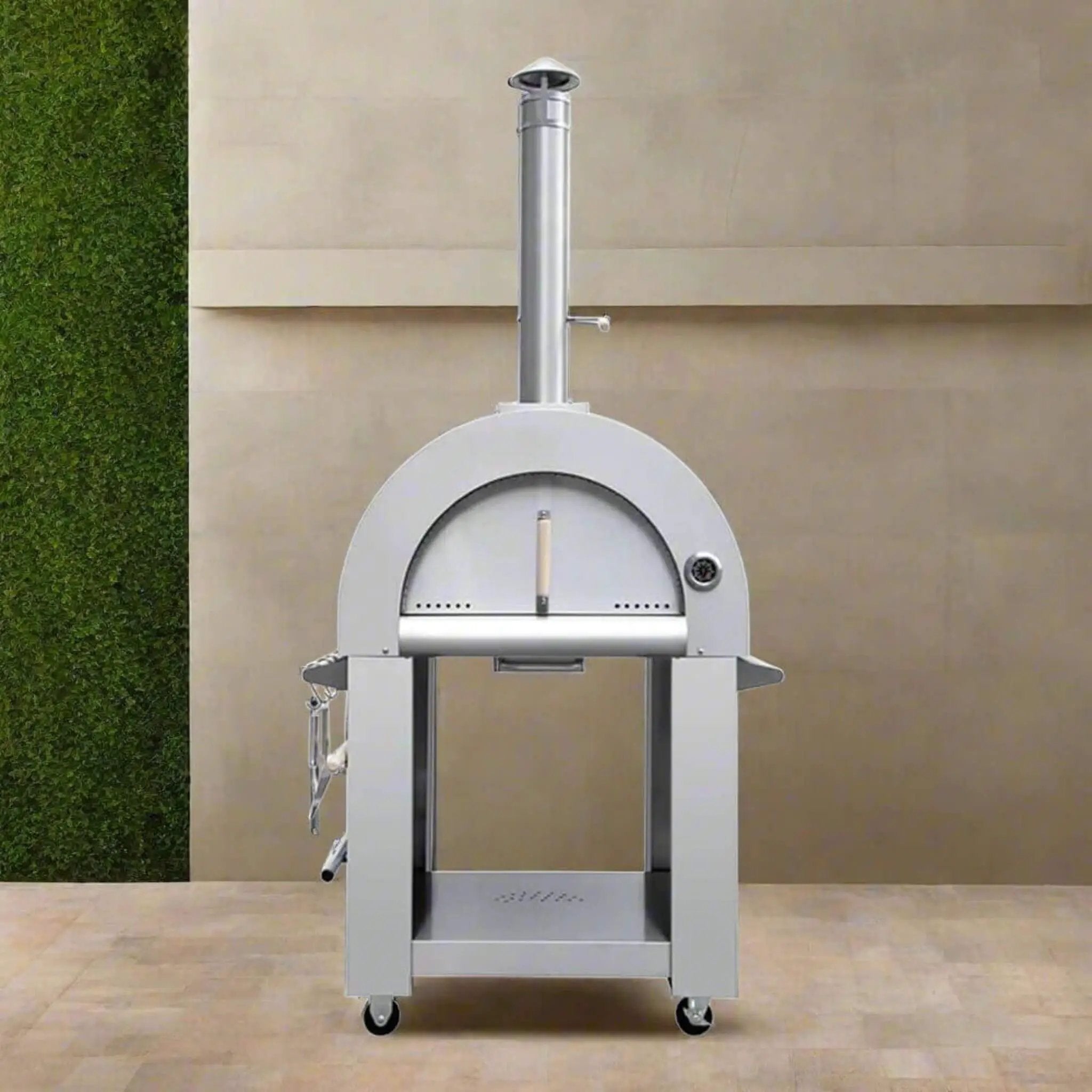 KoKoMo Grills Premium 32-Inch Stainless Steel Wood Fired Pizza Oven [KO-PIZZAOVEN] (SAK92618) by SAKSBY WHOLESALE