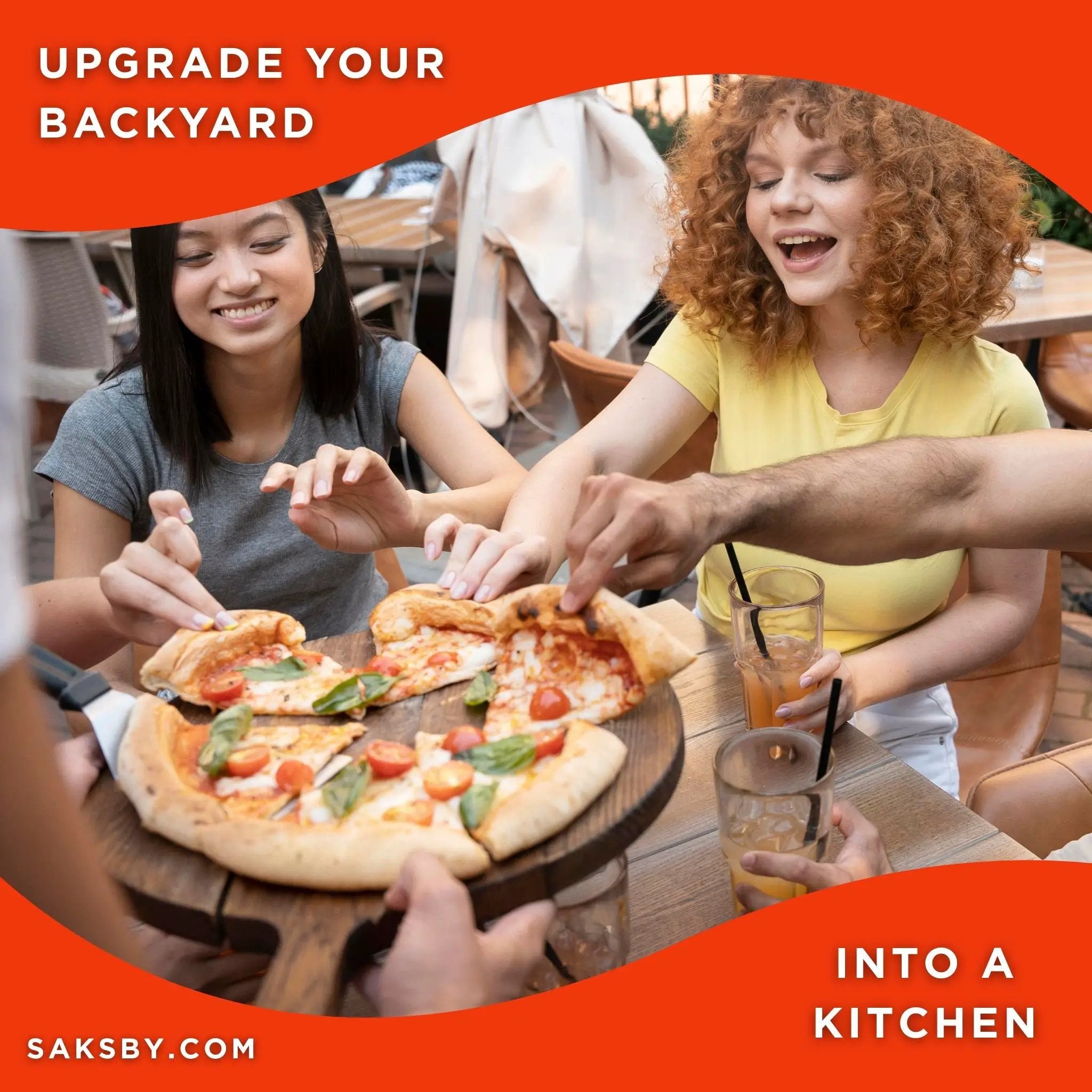 KoKoMo Grills Premium 32-Inch Stainless Steel Wood Fired Pizza Oven [KO-PIZZAOVEN] (SAK92618) by SAKSBY WHOLESALE