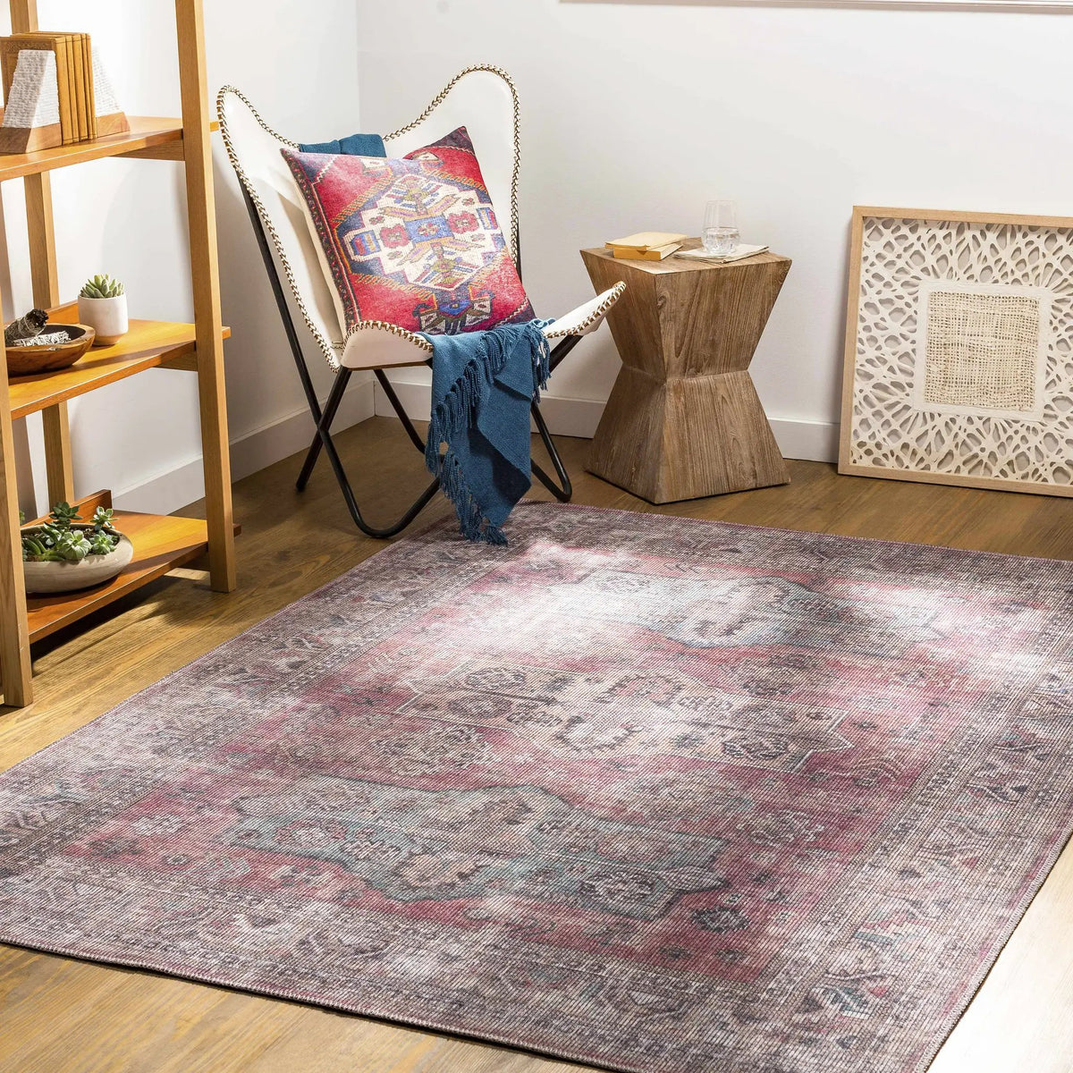 Konak Washable Area Rug - Clearance, installed in a room