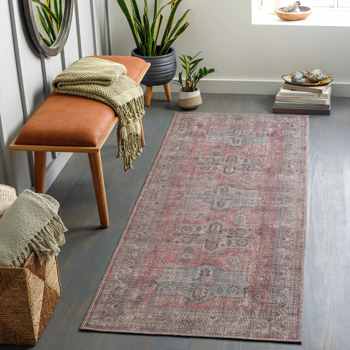 Konak Washable Area Rug - Clearance, installed in a room 2
