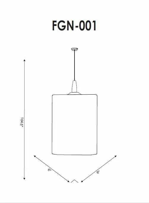 Kooskia Ceiling Light - Clearance by Boutique Rugs