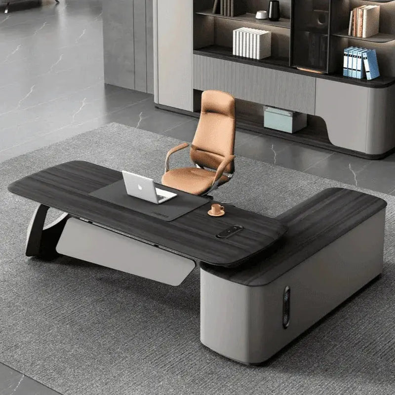 Veris · Modern L-Shaped Executive Desk by Arc Grove