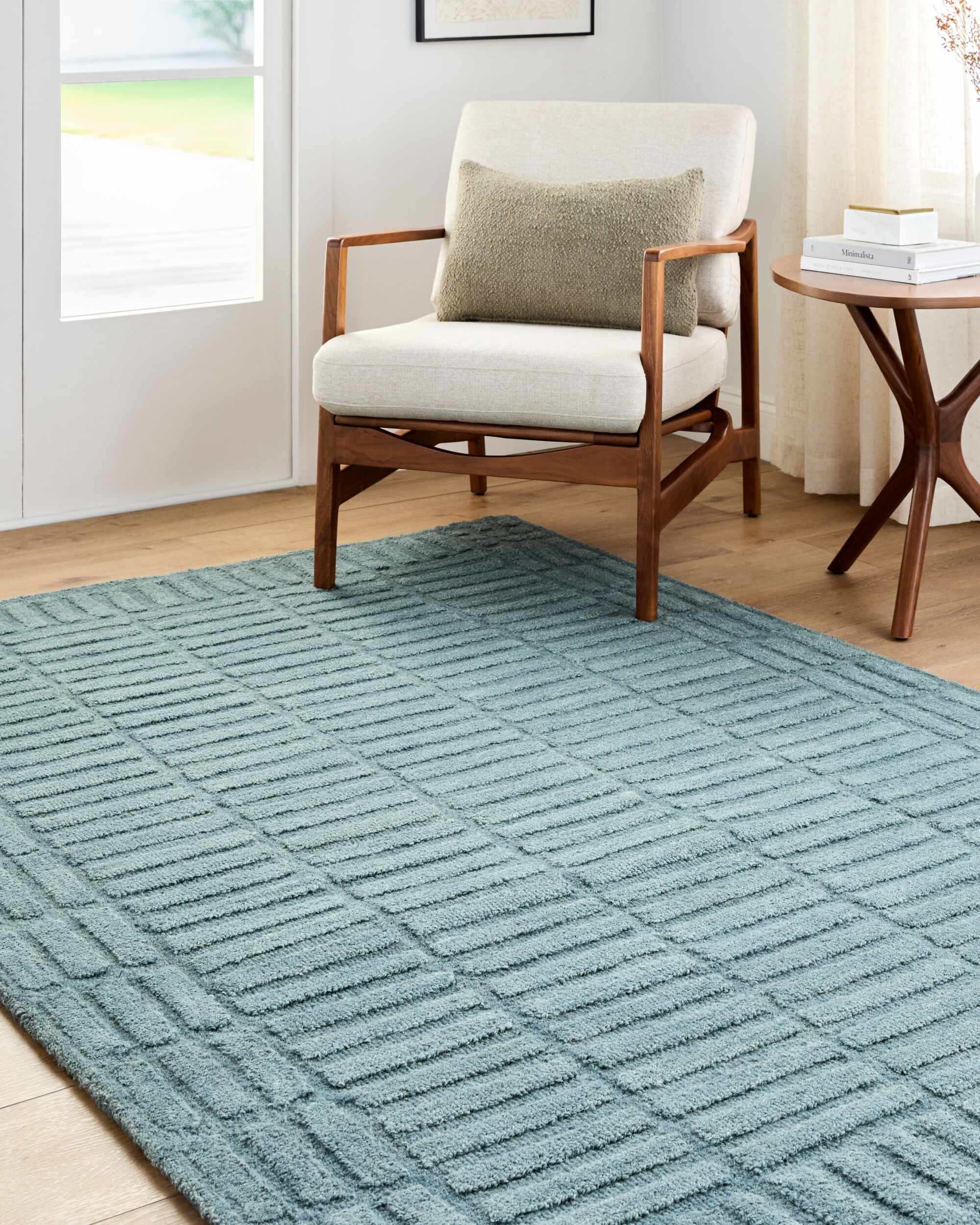 Birger Slate Blue Area Rug by Boutique Rugs