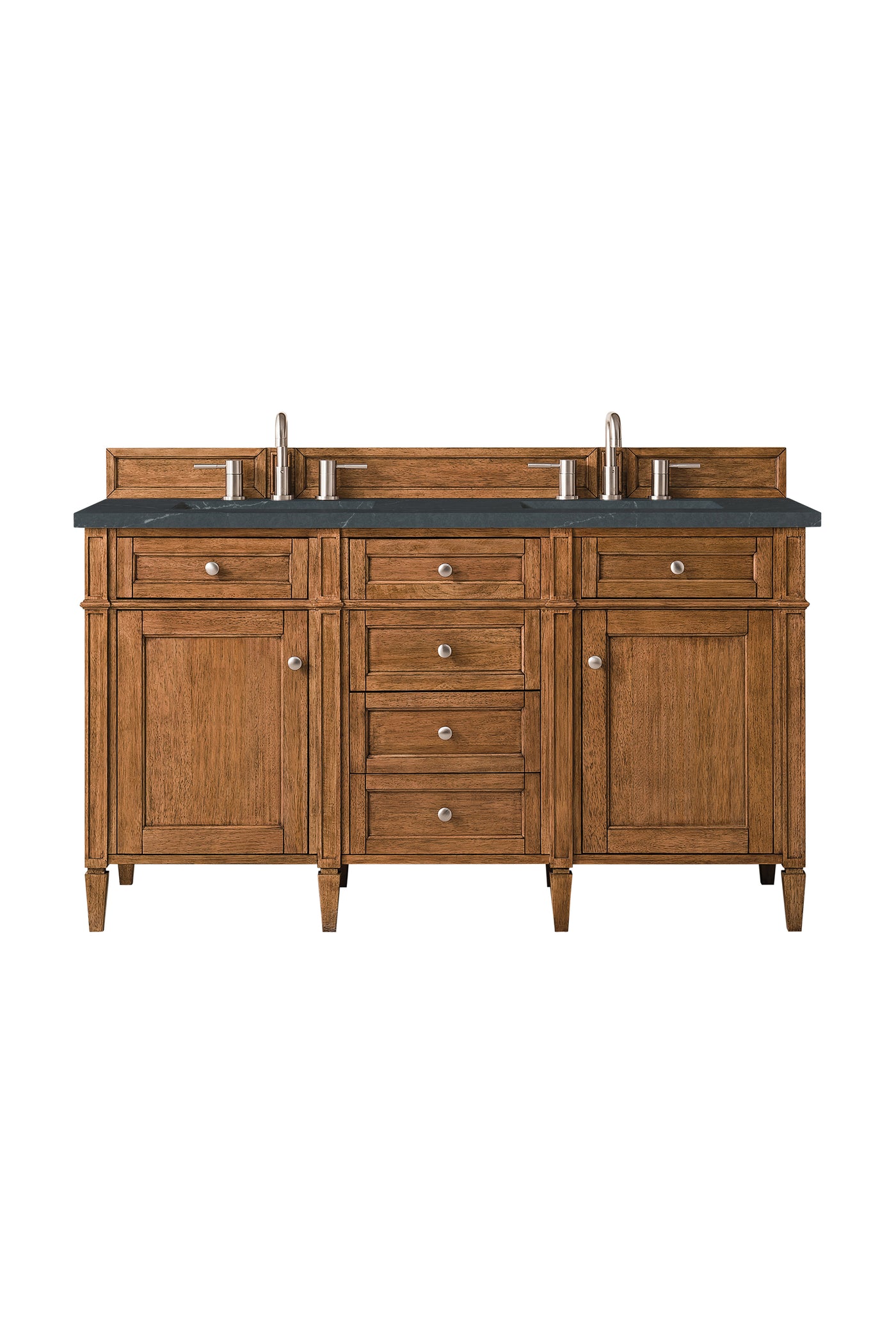 James Martin Brittany 60" Double Bathroom Vanity, Saddle Brown, view 34