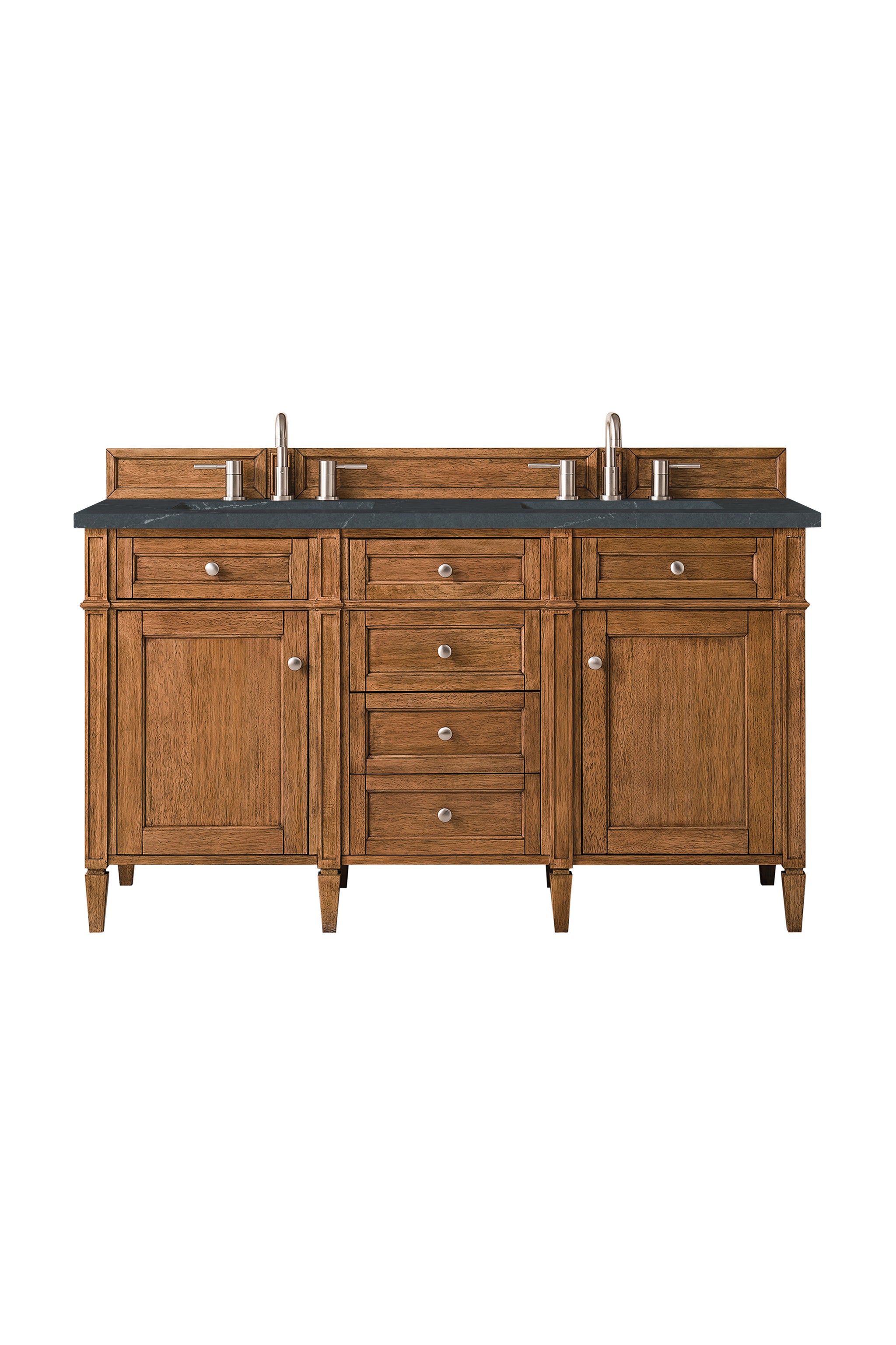 James Martin Brittany 60" Double Bathroom Vanity, Saddle Brown, view 34