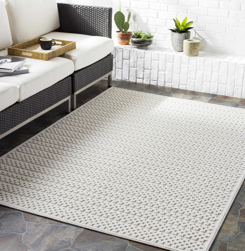 Kirkburton Beige Outdoor Rug by Boutique Rugs