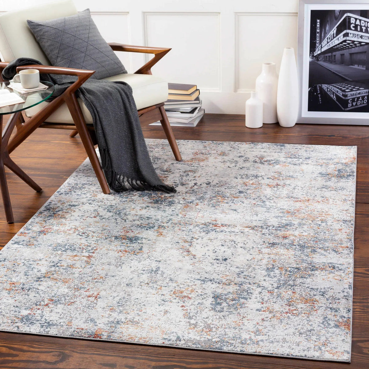Kearny Area Rug - Clearance, installed in a room