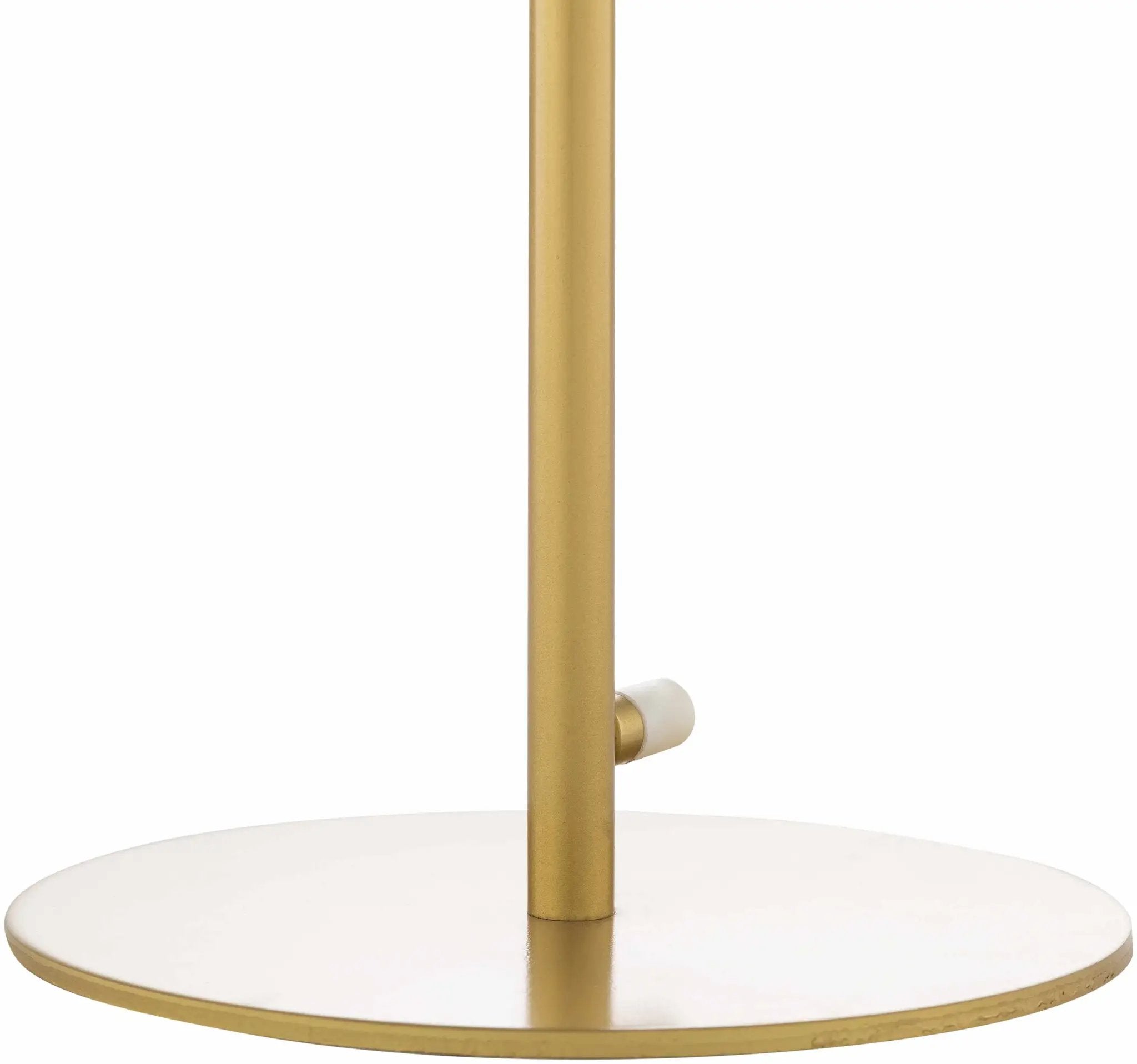 Mustard Modern Table Lamp with glass details for bedside or console tables by Boutique Rugs