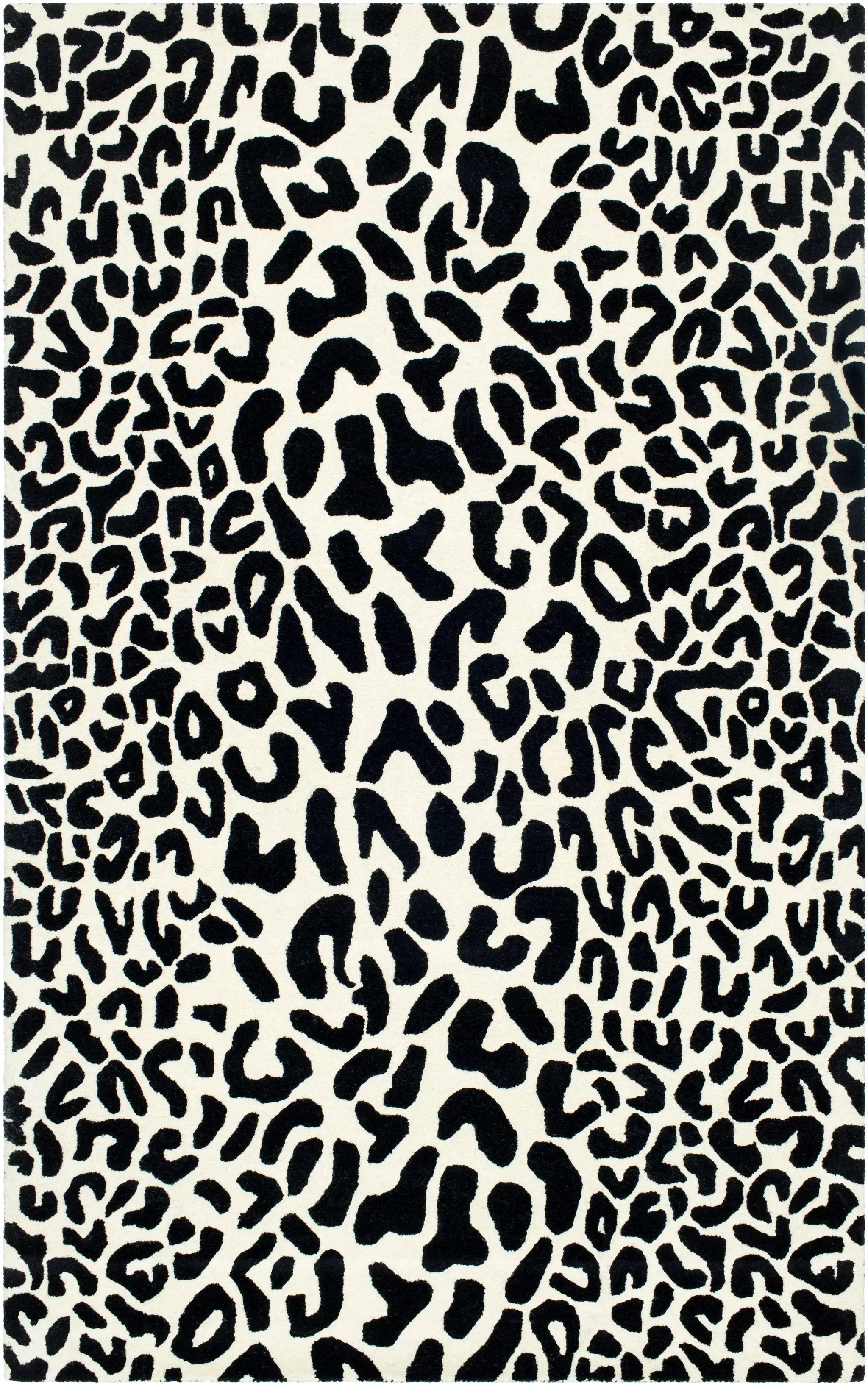 Kass Leopard Print Area Rug - Clearance by Boutique Rugs