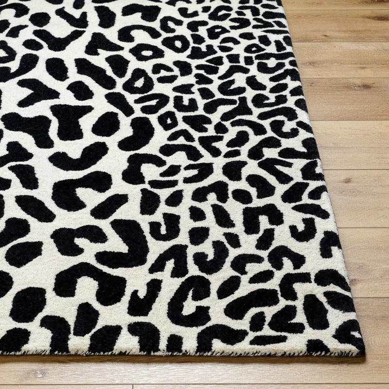 Kass Leopard Print Area Rug - Clearance by Boutique Rugs