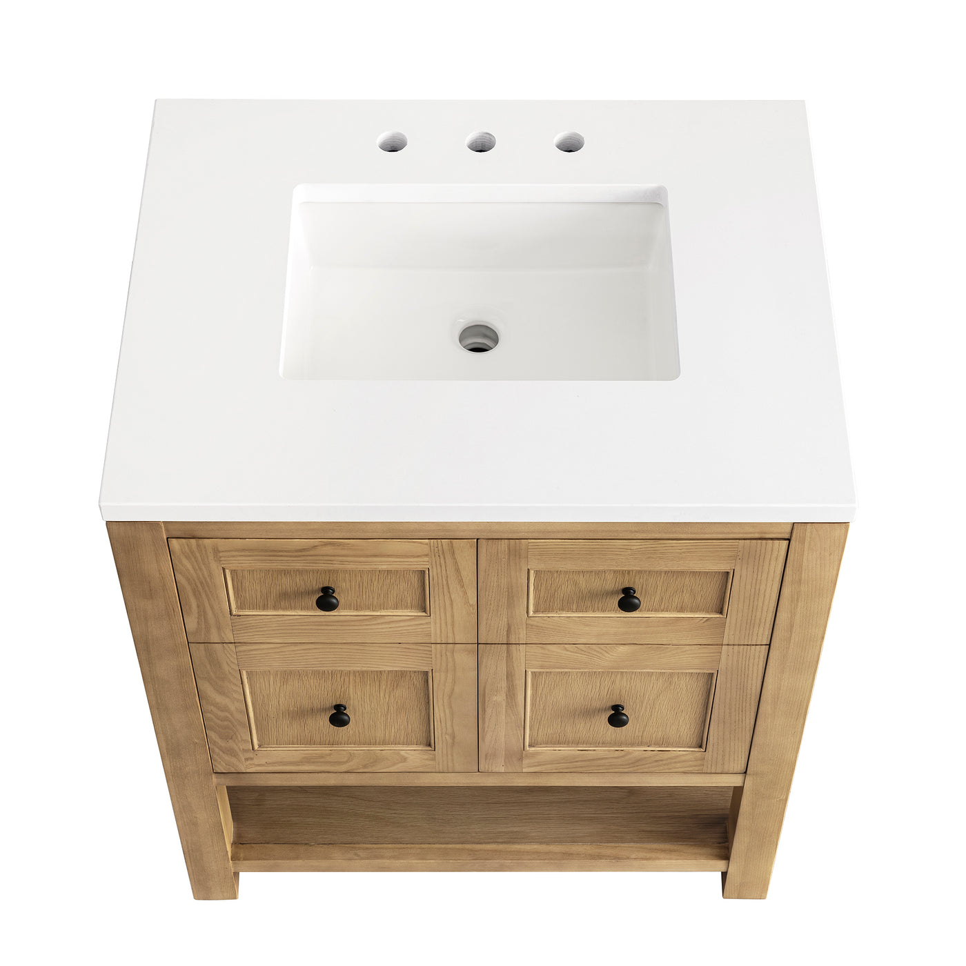 James Martin Breckenridge 30" Single Bathroom Vanity, Light Natural Oak, view 31