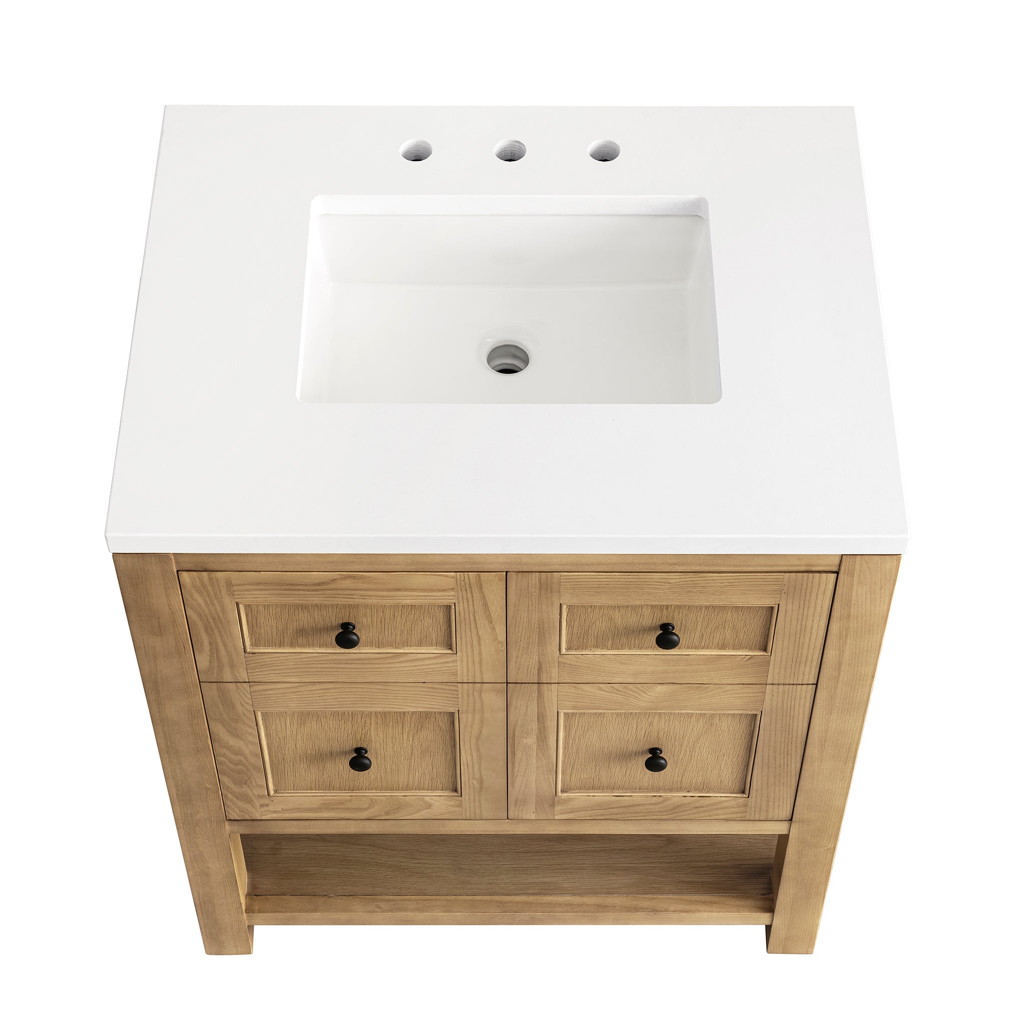 James Martin Breckenridge 30" Single Bathroom Vanity, Light Natural Oak, view 31