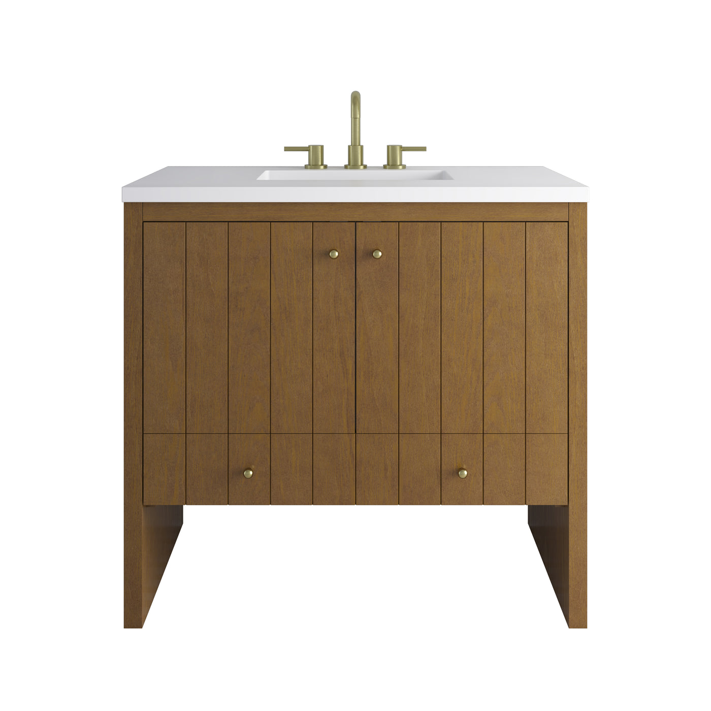 James Martin Hudson 36" Single Bathroom Vanity, Honey Oak, view 30