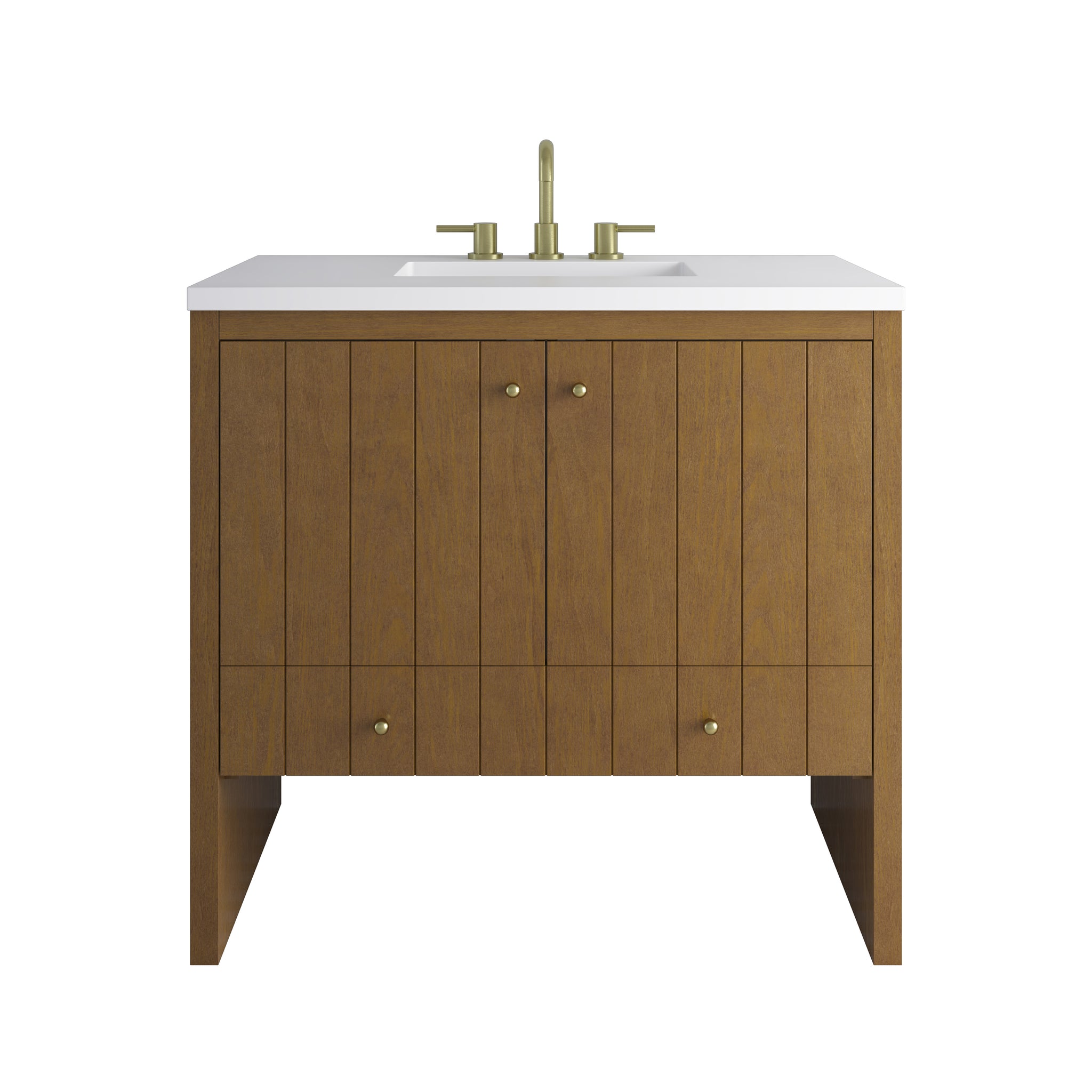 James Martin Hudson 36" Single Bathroom Vanity, Honey Oak, view 30