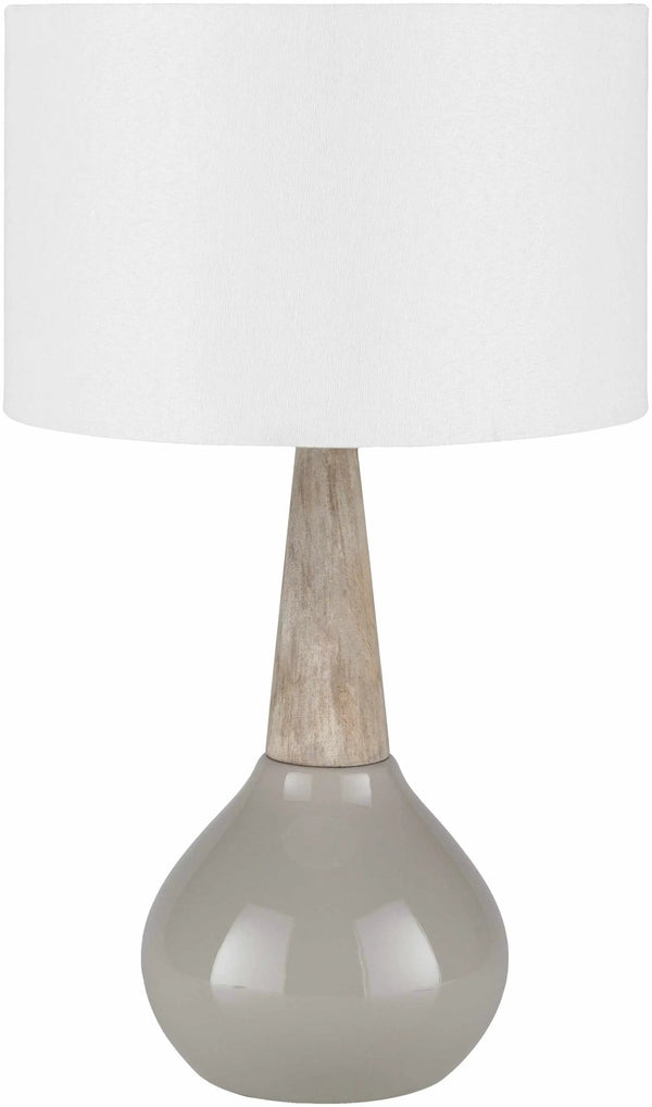 Hydesville Gray Ceramic Table Lamp - Clearance