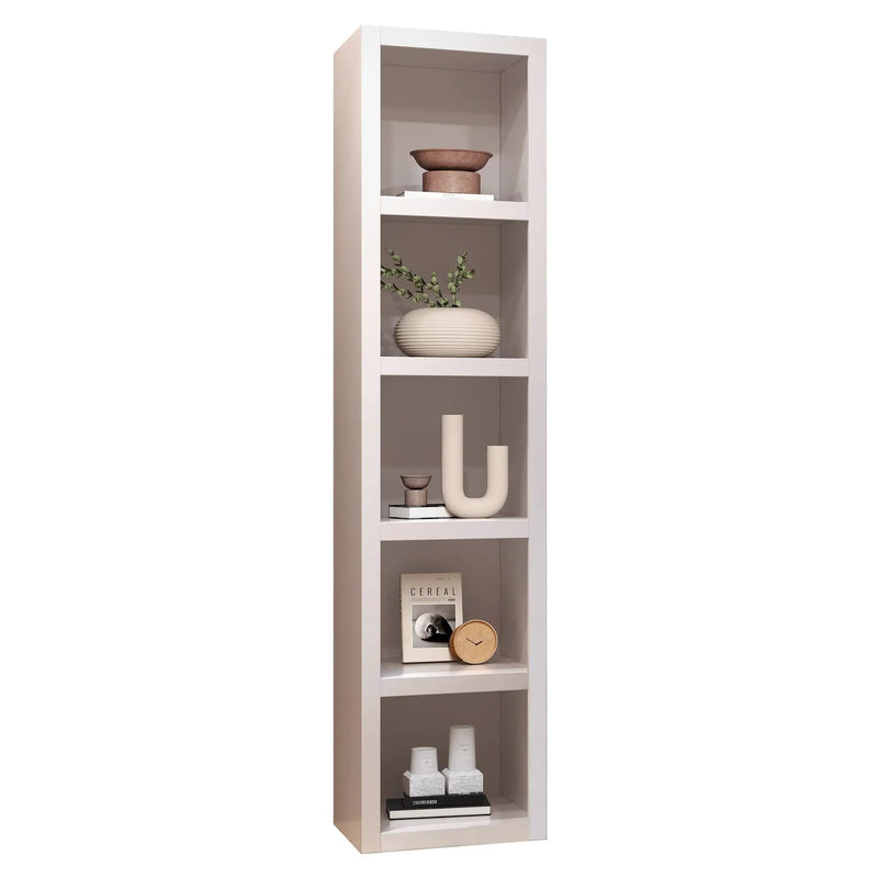 White 91-in Tall Wooden Bookcase Shelf by Sharicks