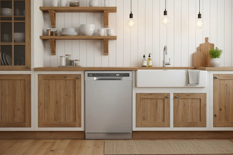 Kucht 18″ Dishwasher, Front Control, Stainless Steel Tub, K7740D by Farmhouse Kitchen and Bath