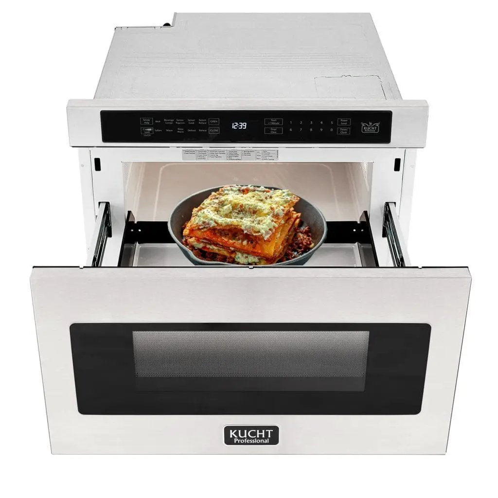 Kucht 24" Microwave Drawer, KMD24S by Farmhouse Kitchen and Bath