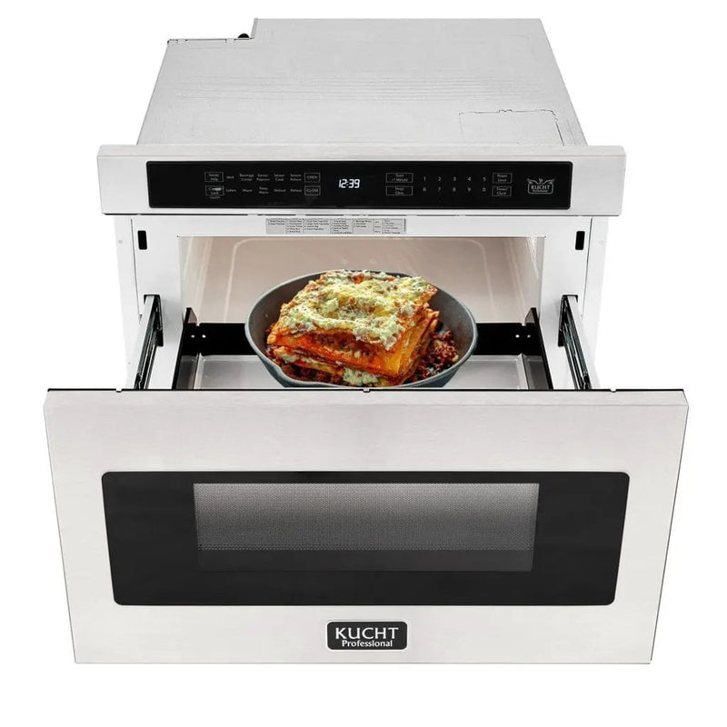 Kucht 24" Microwave Drawer, KMD24S by Farmhouse Kitchen and Bath