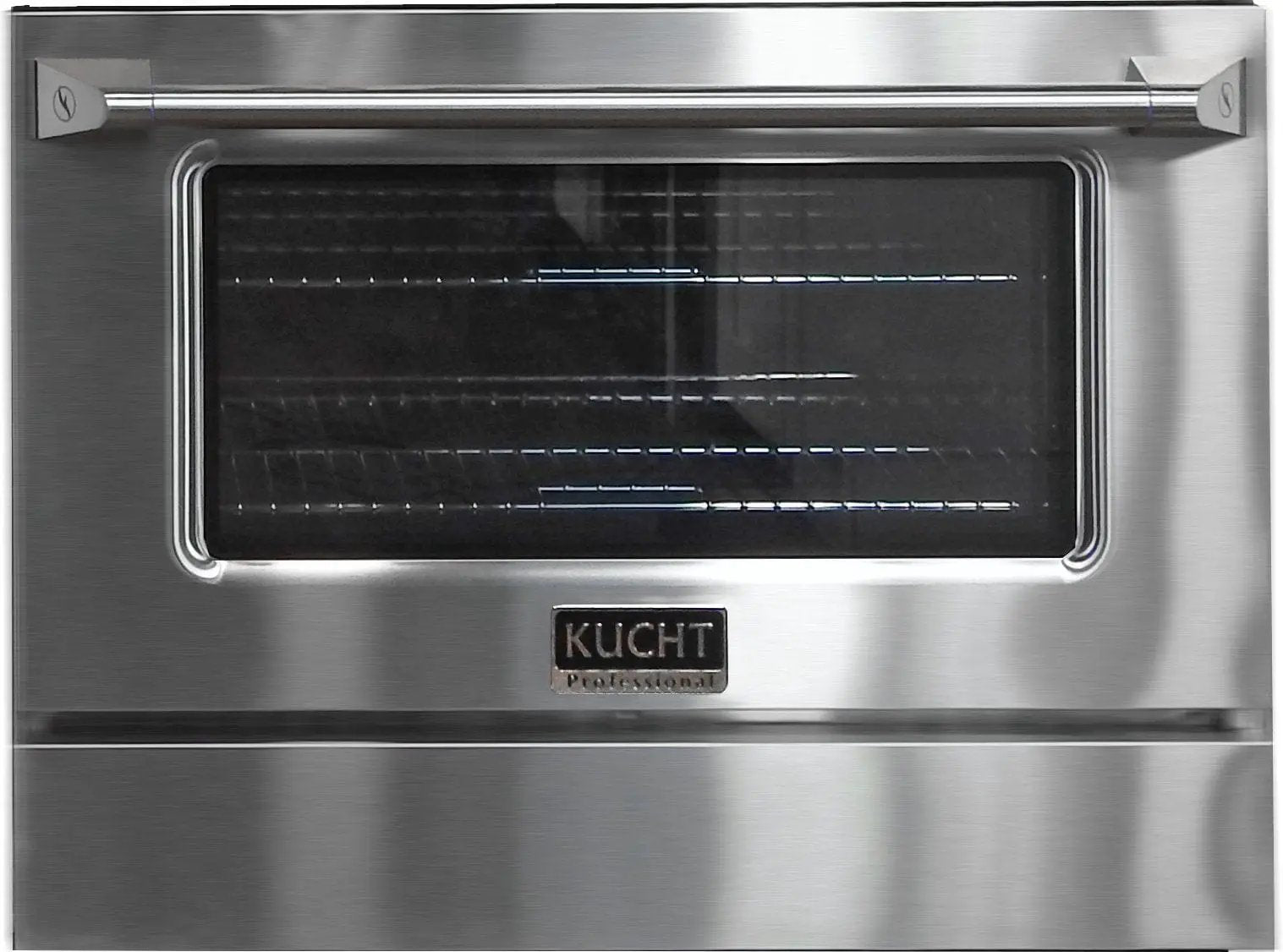 Kucht 30" Gas Range in Stainless Steel with Silver Oven Door, KNG301-S by Farmhouse Kitchen and Bath