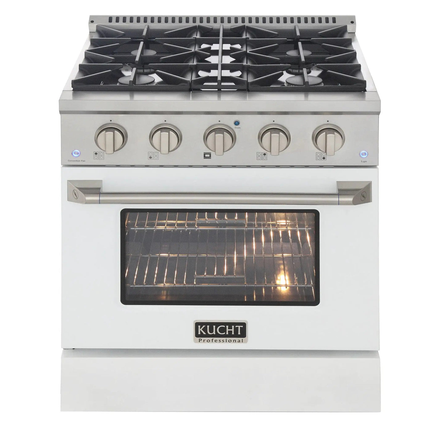 Kucht 30” Pro-Style Kitchen Dual Fuel Range - KDF302-B by Farmhouse Kitchen and Bath