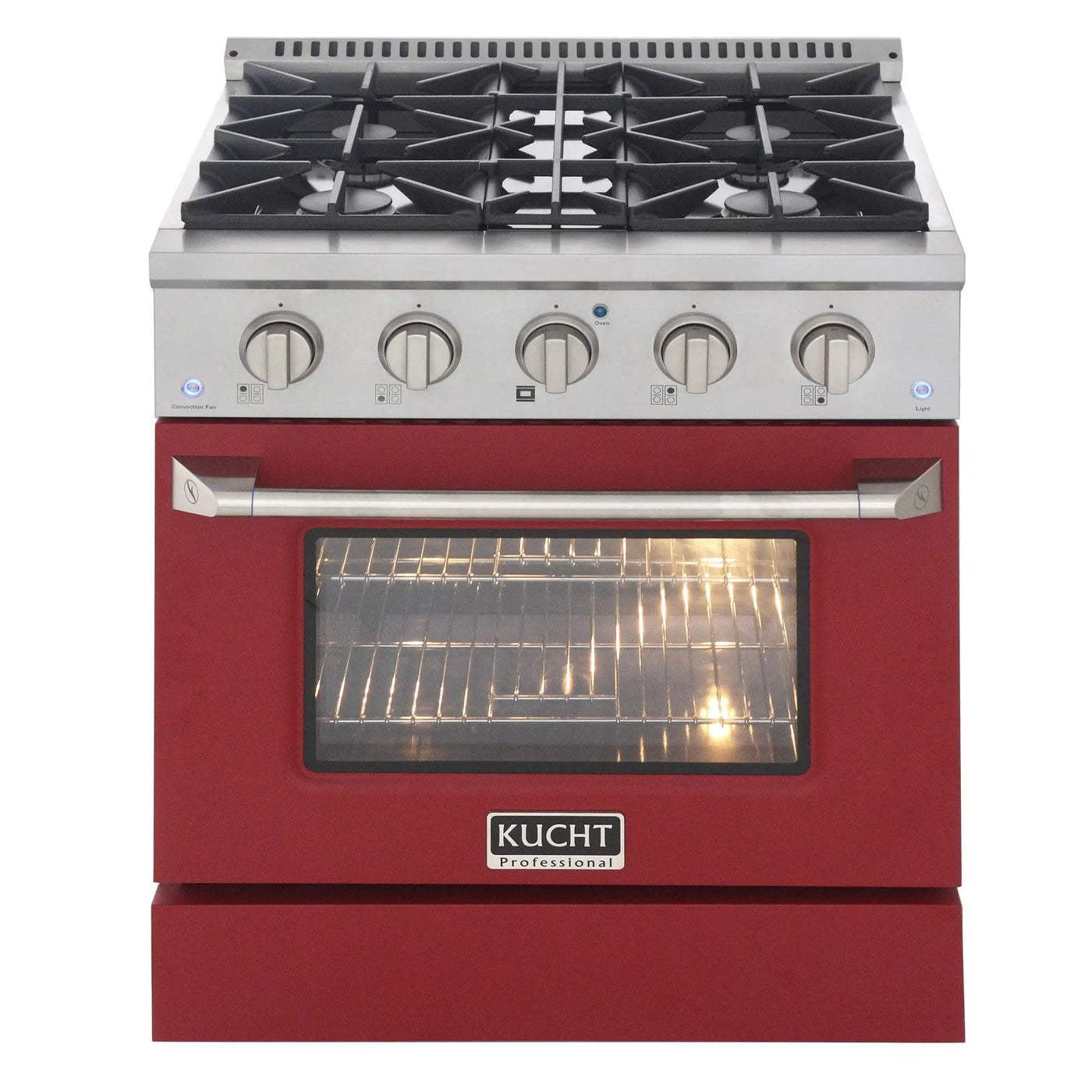 Kucht 30” Pro-Style Kitchen Dual Fuel Range - KDF302/LP-B by Farmhouse Kitchen and Bath