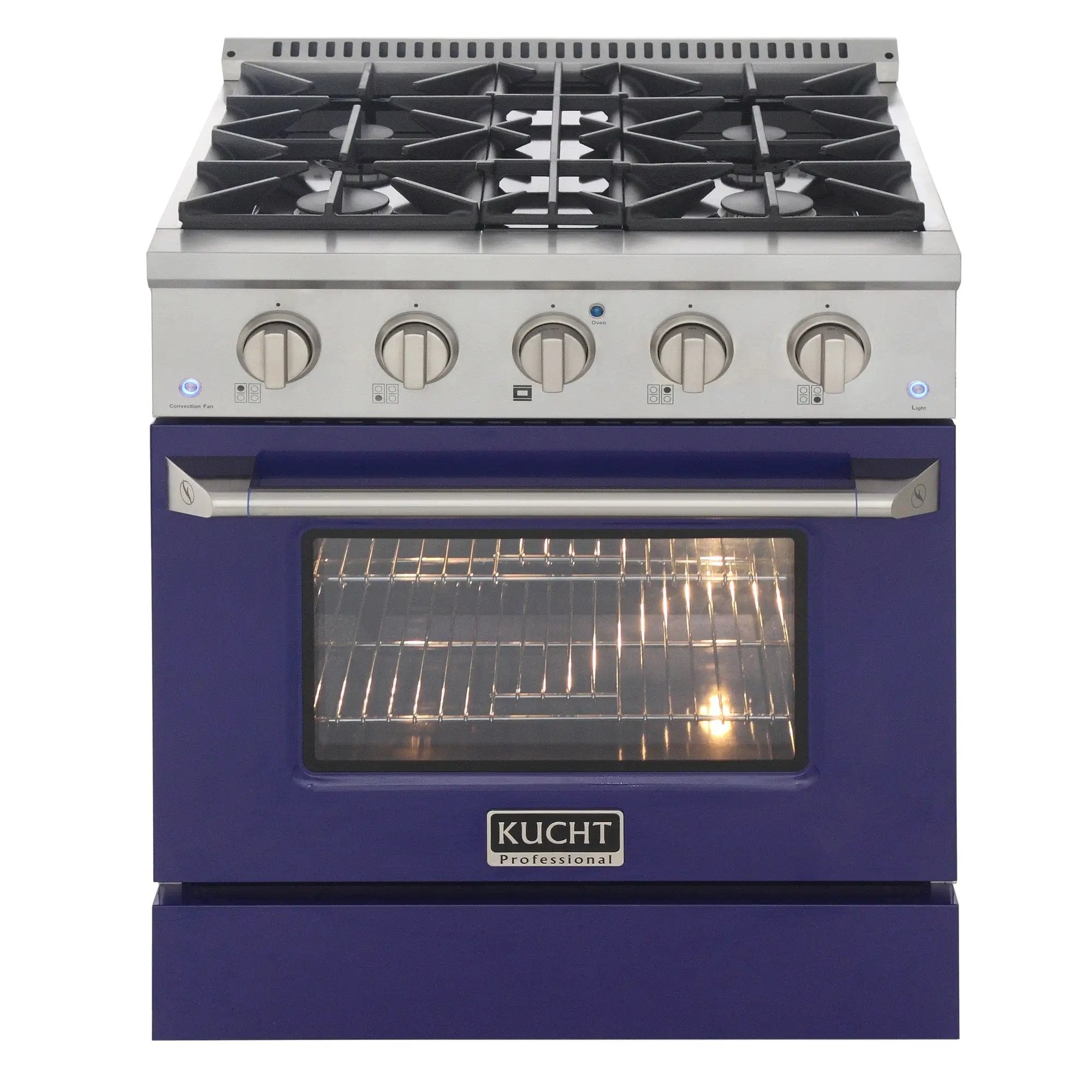 Kucht 30” Pro-Style Kitchen Dual Fuel Range - KDF302/LP-B by Farmhouse Kitchen and Bath