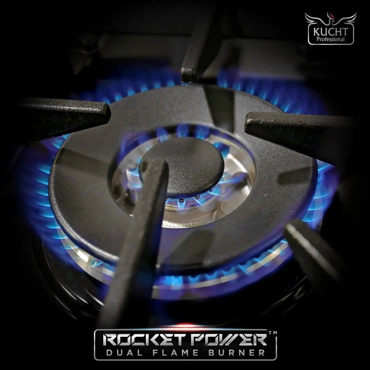 Kucht 30" Propane Range, Stainless Steel, Green Oven Door, KNG301/LP-G by Farmhouse Kitchen and Bath