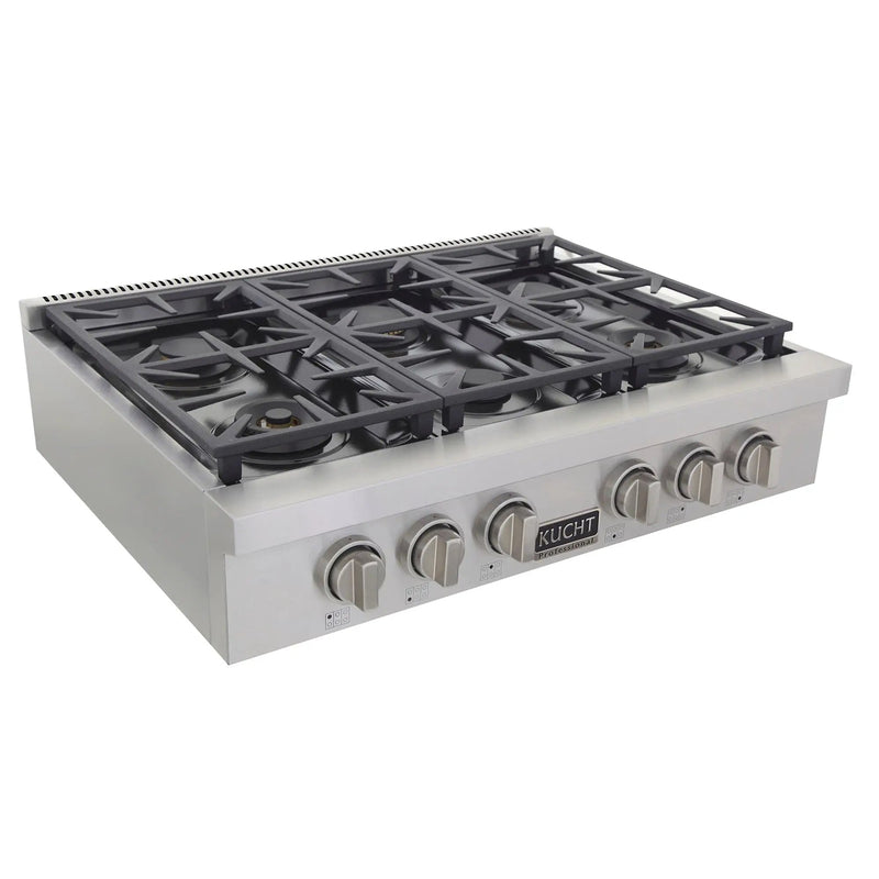 Kucht 36" Cooktop, KFX369T-S by Farmhouse Kitchen and Bath