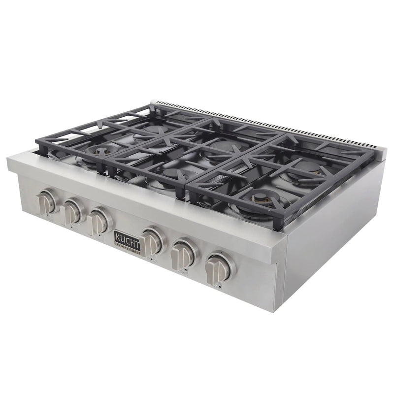 Kucht 36" Cooktop, KFX369T-S by Farmhouse Kitchen and Bath