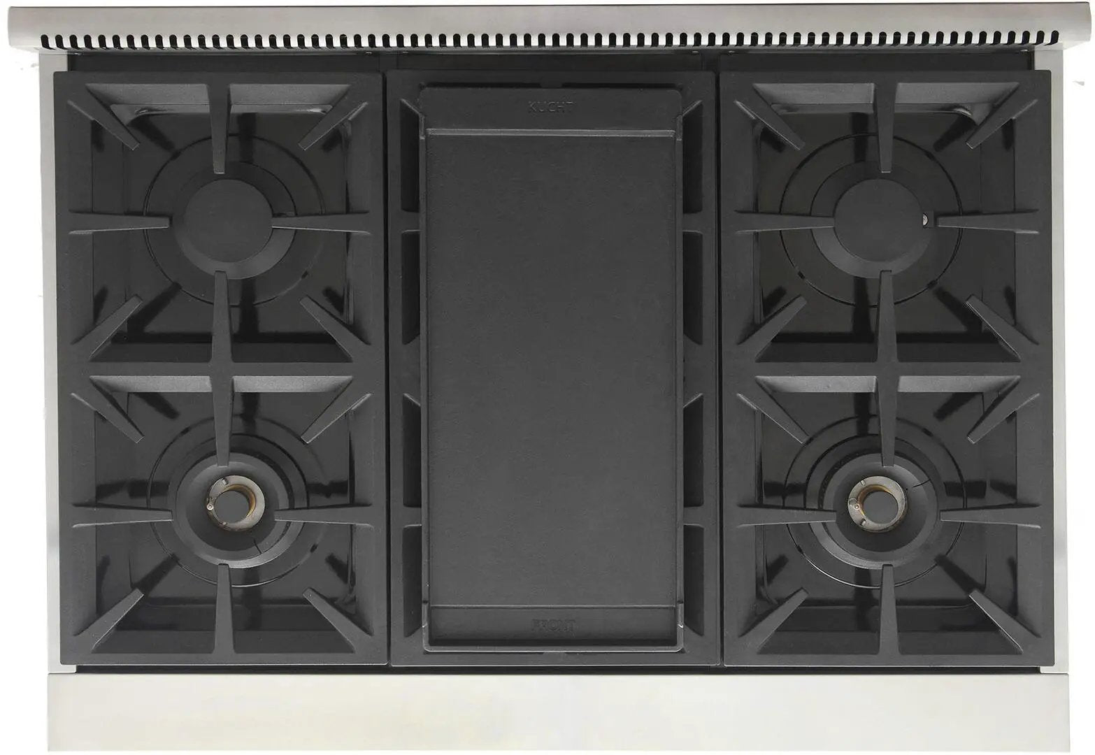 Kucht 36 Inch Gas Sealed Burner Rangetop-KFX369T-B by Farmhouse Kitchen and Bath