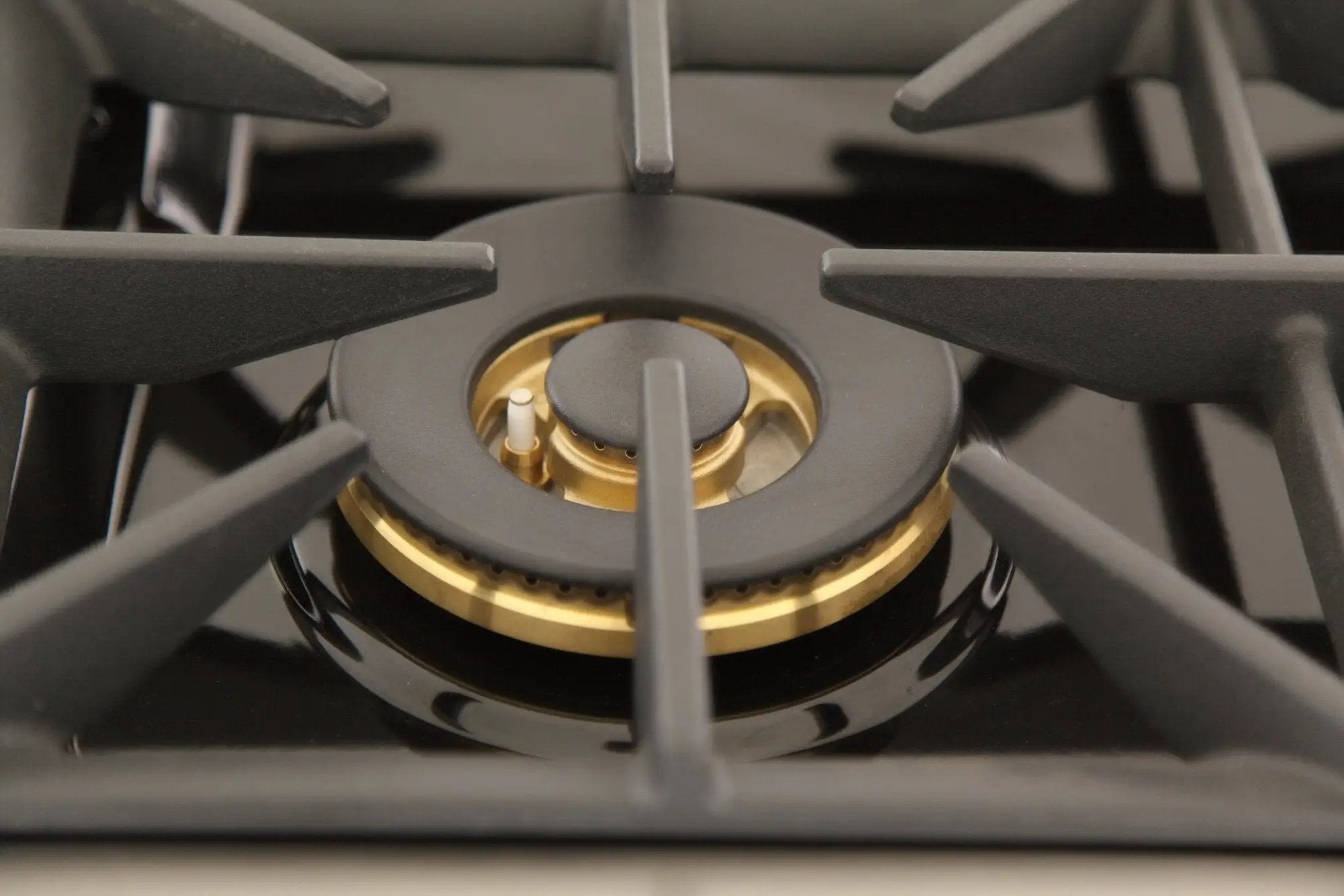 Kucht 48" Gas Range in Stainless Steel with Green Oven Doors, KNG481-G by Farmhouse Kitchen and Bath
