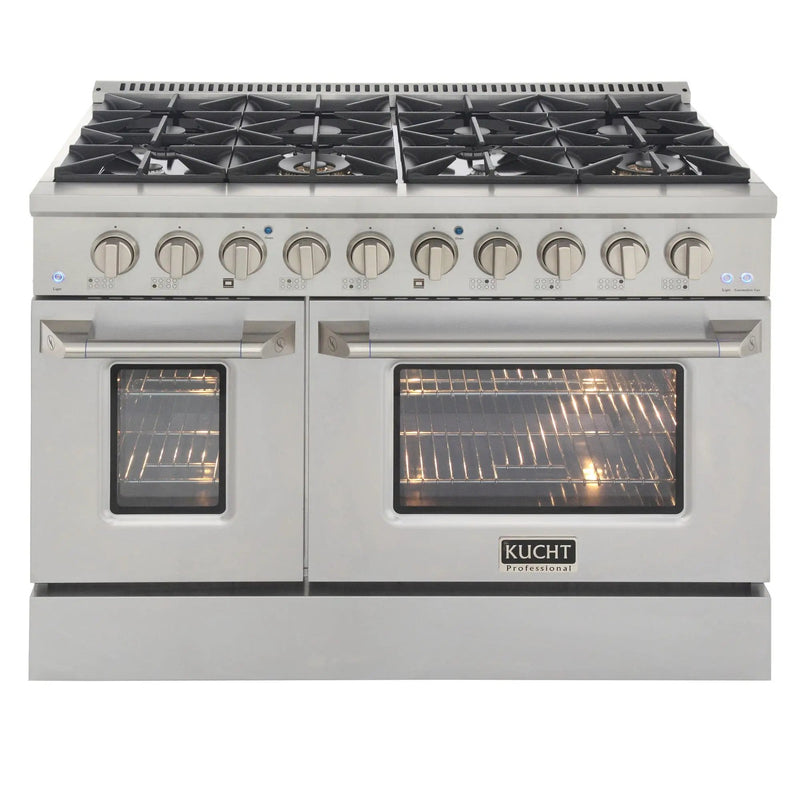Kucht 48” Pro-Style Kitchen Dual Fuel Range - KDF482 by Farmhouse Kitchen and Bath