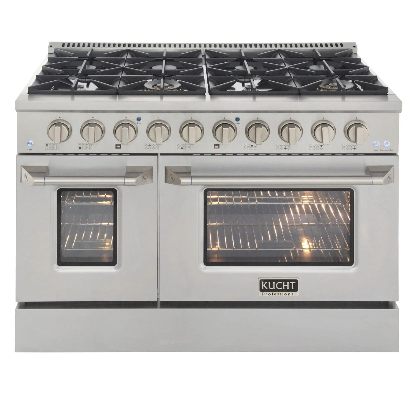 Kucht 48” Pro-Style Kitchen Dual Fuel Range - KDF482/LP-S by Farmhouse Kitchen and Bath