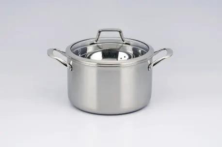 Kucht Culinary Professional 3-Ply Stainless 10 Piece Cookware Set, K16020 by Farmhouse Kitchen and Bath