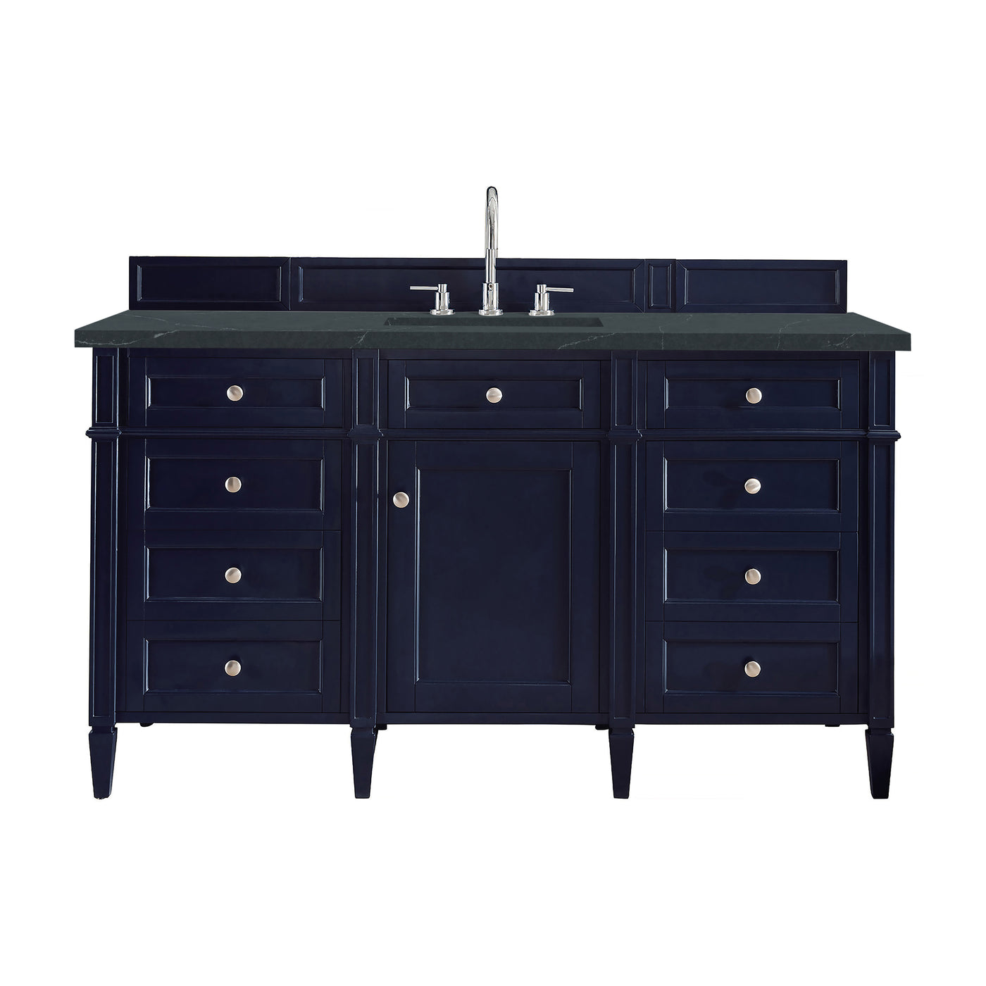 James Martin Brittany 60" Single Bathroom Vanity, Victory Blue, view 17
