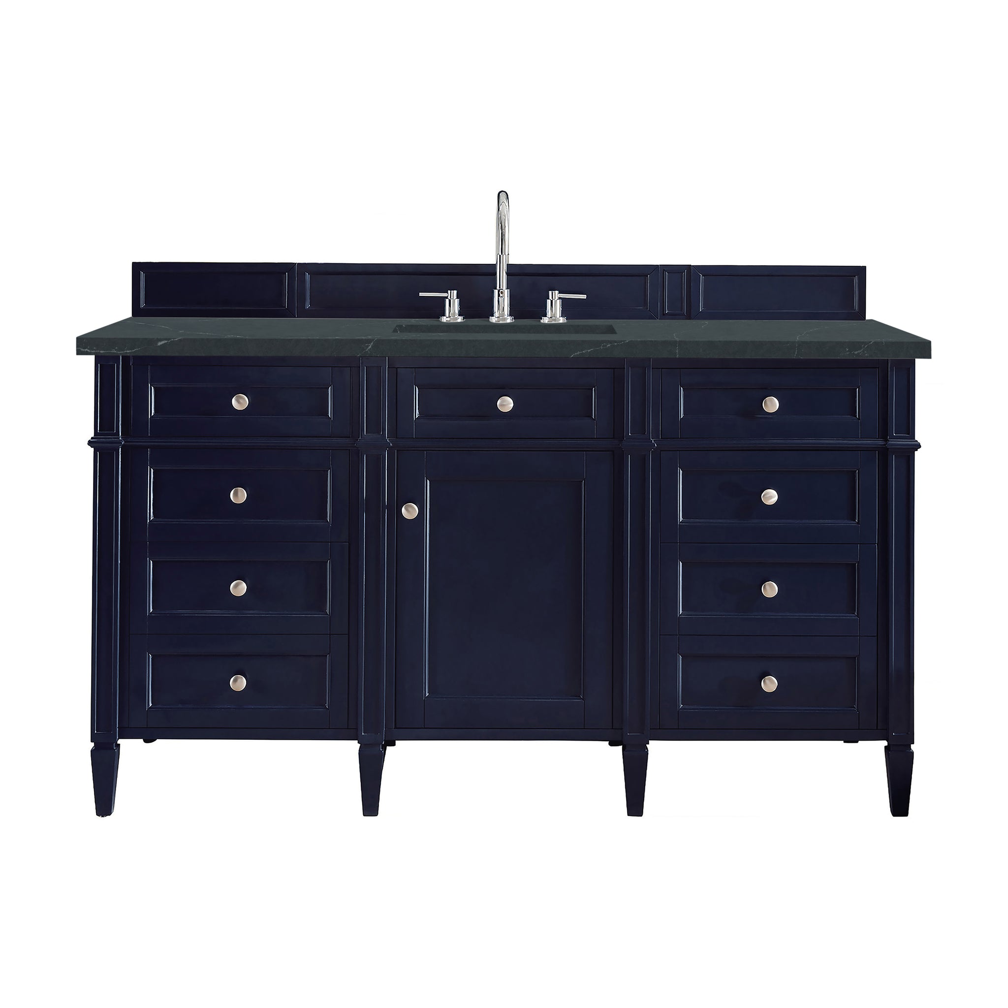 James Martin Brittany 60" Single Bathroom Vanity, Victory Blue, view 17