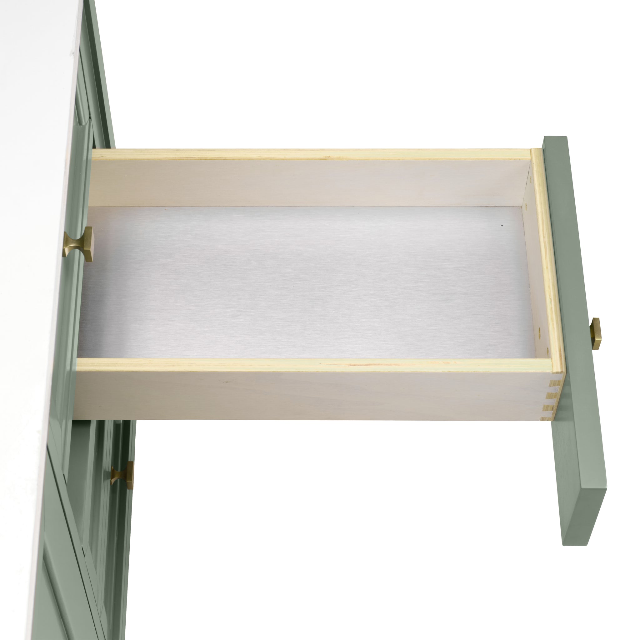 James Martin Chicago 60" Double Vanity Cabinet, Smokey Celadon, view 14