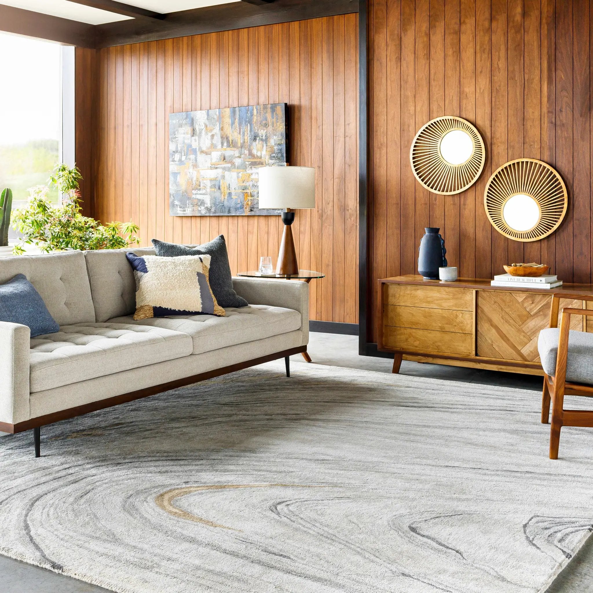 Orah Mirror - Clearance by Boutique Rugs