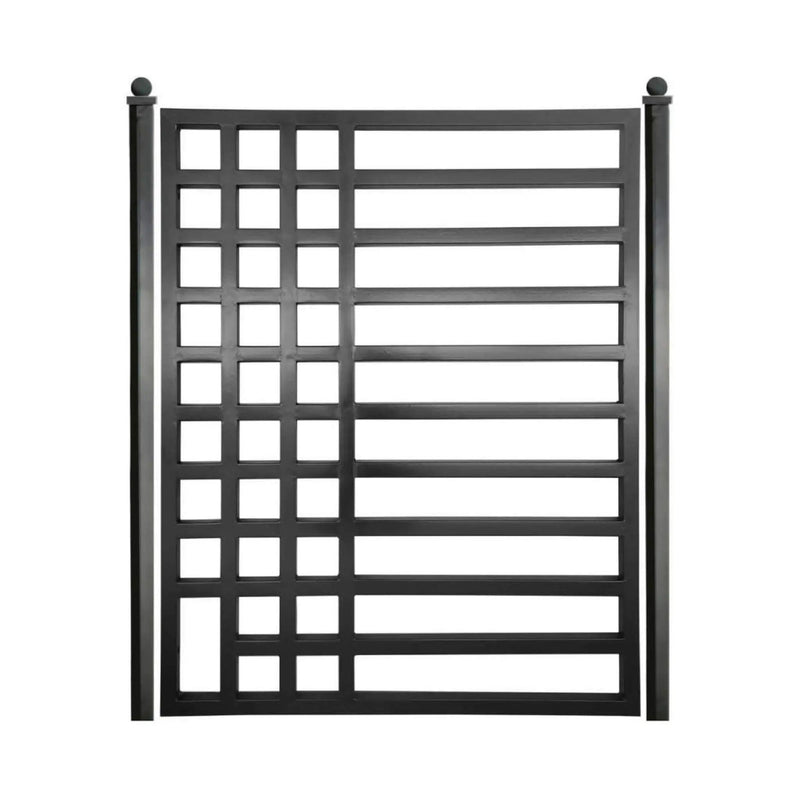 5FT Heavy-Duty Kyiv-Style Powder-Coated Galvanized Steel Pedestrian Gate (SAK45810) by SAKSBY WHOLESALE